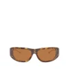0dl3001 mărimea 61 Ochelari de soare în stil wraparound