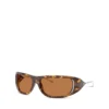 0dl3001 mărimea 61 Ochelari de soare în stil wraparound