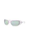 0dl3001 mărimea 61 Ochelari de soare în stil wraparound
