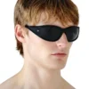 0dl3002 Ochelari de soare dreptunghiulari din acetat 0dl3002 Ochelari de soare dreptunghiulari din acetat