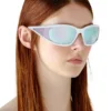 0dl3002 Ochelari de soare dreptunghiulari din acetat