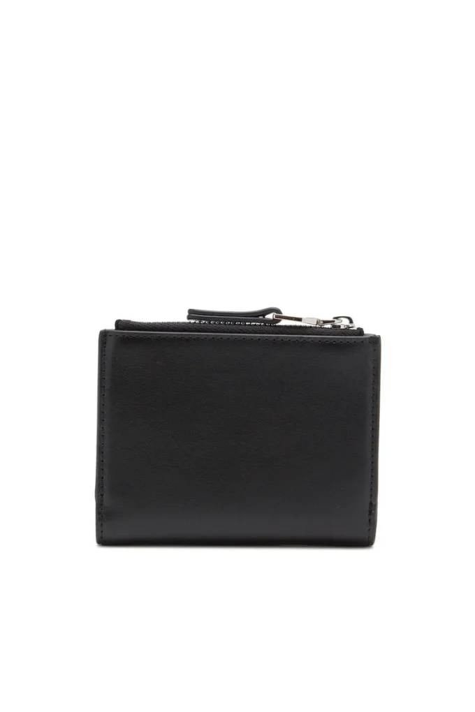 1DR bi-fold zip ii Portofel mic din piele cu placă cu logo 1DR bi-fold zip ii Portofel mic din piele cu placă cu logo