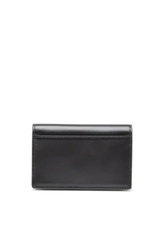 1DR card holder iv Portcard din piele cu Oval D emailat
