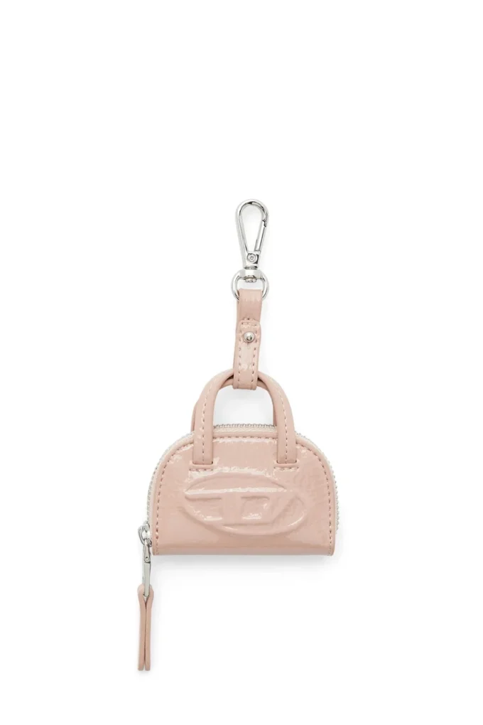 1DR dome charms Accessoriu pentru geantă din naplak lucios și șifonat