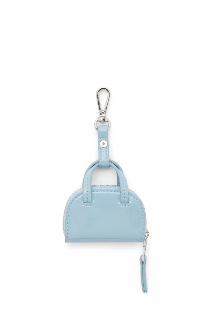 1DR dome charms Accessoriu pentru geantă din naplak lucios și șifonat 1DR dome charms Accessoriu pentru geantă din naplak lucios și șifonat