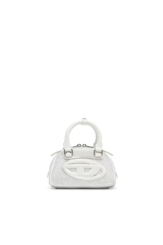 1dr dome crossbody Geantă mini bowling 1DR Dome din țesătură lurex