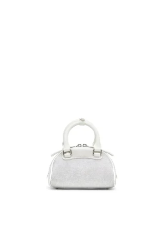 1dr dome crossbody Geantă mini bowling 1DR Dome din țesătură lurex