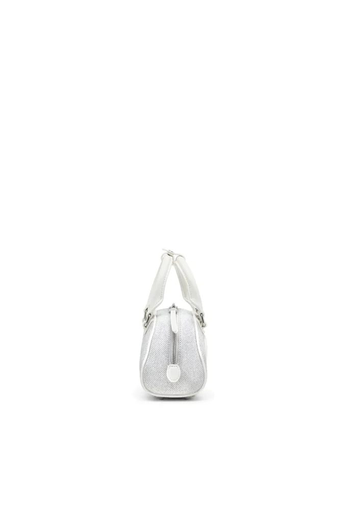 1dr dome crossbody Geantă mini bowling 1DR Dome din țesătură lurex 1dr dome crossbody Geantă mini bowling 1DR Dome din țesătură lurex