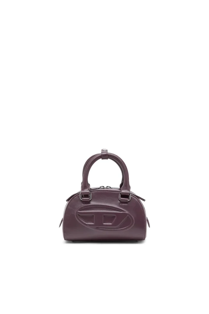 1dr dome crossbody Geantă mini bowling 1DR Dome din piele burgund 1dr dome crossbody Geantă mini bowling 1DR Dome din piele burgund