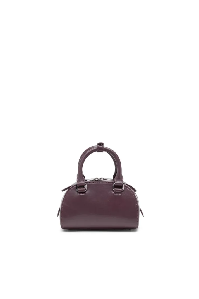 1dr dome crossbody Geantă mini bowling 1DR Dome din piele burgund 1dr dome crossbody Geantă mini bowling 1DR Dome din piele burgund