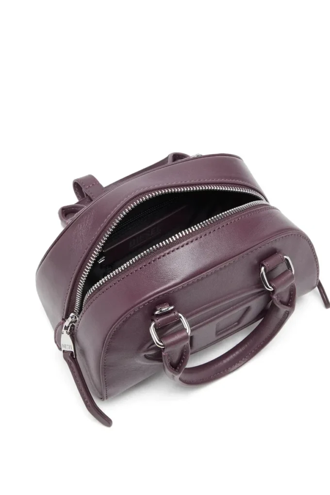 1dr dome crossbody Geantă mini bowling 1DR Dome din piele burgund 1dr dome crossbody Geantă mini bowling 1DR Dome din piele burgund