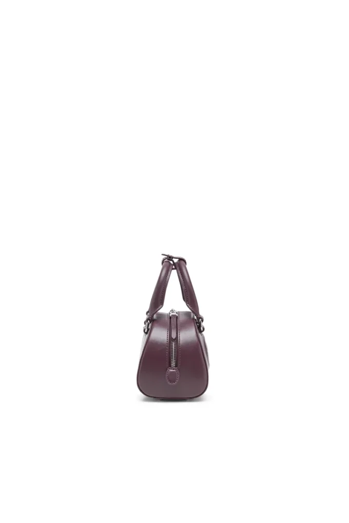 1dr dome crossbody Geantă mini bowling 1DR Dome din piele burgund 1dr dome crossbody Geantă mini bowling 1DR Dome din piele burgund