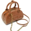 1dr dome crossbody Geantă mini bowling 1DR Dome din piele pull-up