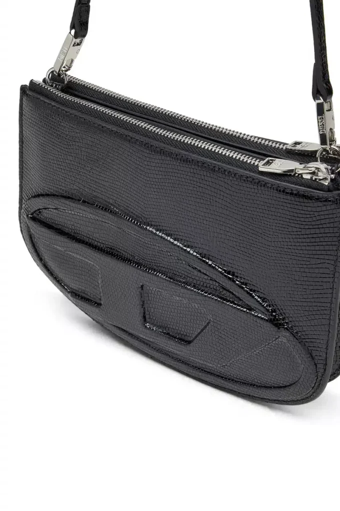 1dr twin Geantă de umăr 1DR Twin-Double-pouch din piele embosată 1dr twin Geantă de umăr 1DR Twin-Double-pouch din piele embosată