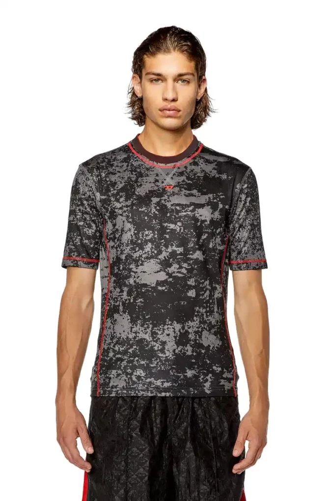 amtee-gael-wt28 Tricou camuflaj jacquard cu imprimeu noros amtee-gael-wt28 Tricou camuflaj jacquard cu imprimeu noros