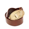 b-1dr 2.0 Curea din piele de 4 cm cu placă ovală D b-1dr 2.0 Curea din piele de 4 cm cu placă ovală D
