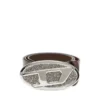 b-1dr 2.0 full rocks Curea din piele de 4 cm cu cataramă ovală D cu strasuri b-1dr 2.0 full rocks Curea din piele de 4 cm cu cataramă ovală D cu strasuri