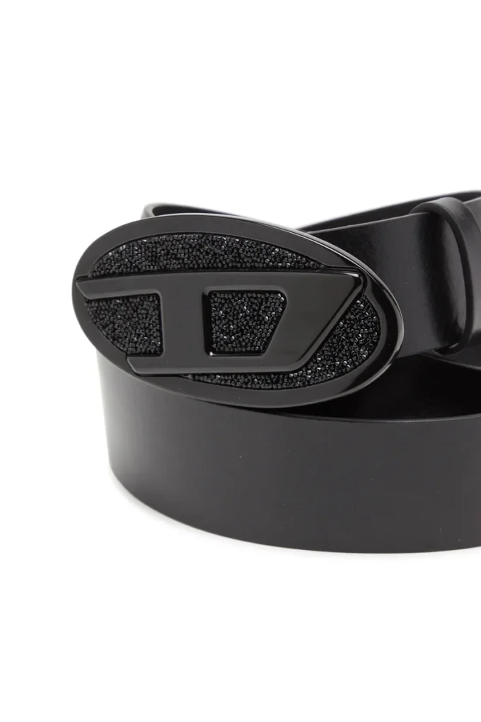 b-1dr 2.0 full rocks Curea din piele de 4 cm cu cataramă ovală D cu strasuri b-1dr 2.0 full rocks Curea din piele de 4 cm cu cataramă ovală D cu strasuri
