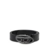 b-1dr 25 Cureaua din piele de 2,4 cm cu cataramă emailată