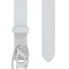 b-1dr 25 Cureaua din piele de 2,4 cm cu cataramă emailată
