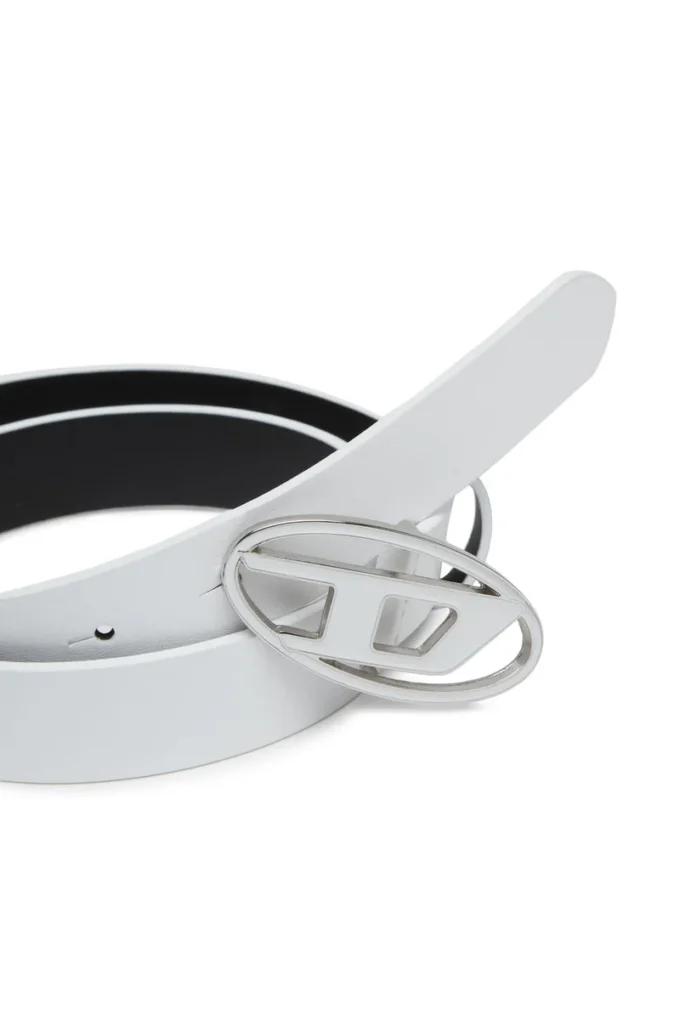 b-1dr 25 Cureaua din piele de 2,4 cm cu cataramă emailată