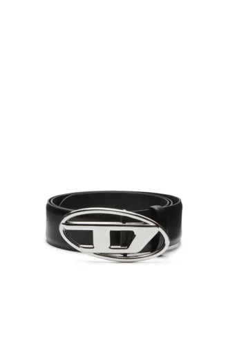b-1dr 4cm Leather belt with Oval D buckle