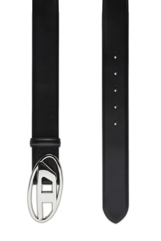 b-1dr 4cm Leather belt with Oval D buckle