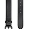 b-1dr curea ovală d buclă 3,9 cm curea din piele împodobită cu placă cu logo b-1dr curea ovală d buclă 3,9 cm curea din piele împodobită cu placă cu logo