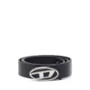 b-1dr-layer Cureaua din piele de 2,9 cm cu logo oval d