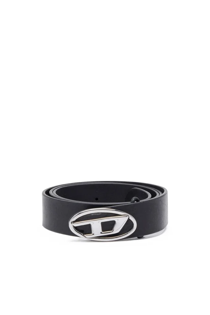 b-1dr-layer Cureaua din piele de 2,9 cm cu logo oval d