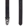 b-1dr-layer Cureaua din piele de 2,9 cm cu logo oval d
