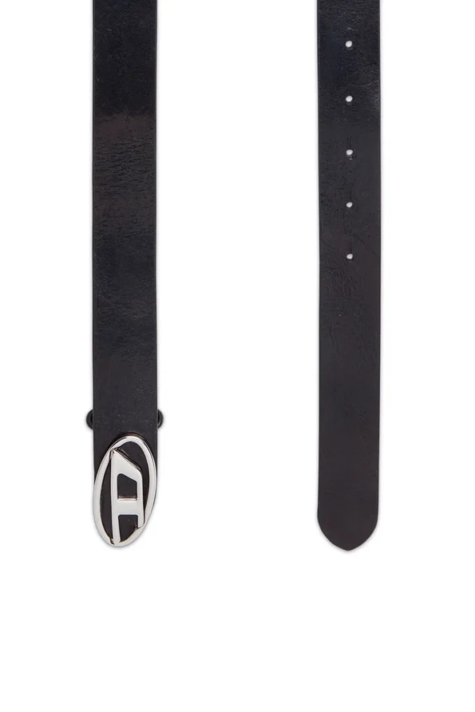 b-1dr-layer Cureaua din piele de 2,9 cm cu logo oval d
