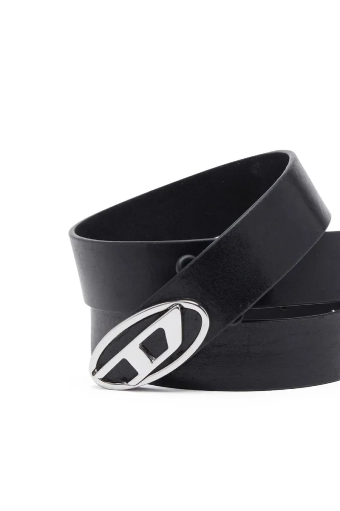 b-1dr-layer Cureaua din piele de 2,9 cm cu logo oval d