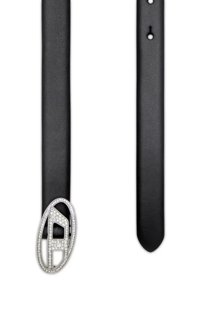 b-1dr strass 20 Cureaua subțire din piele de 1,9 cm cu cataramă cu cristale