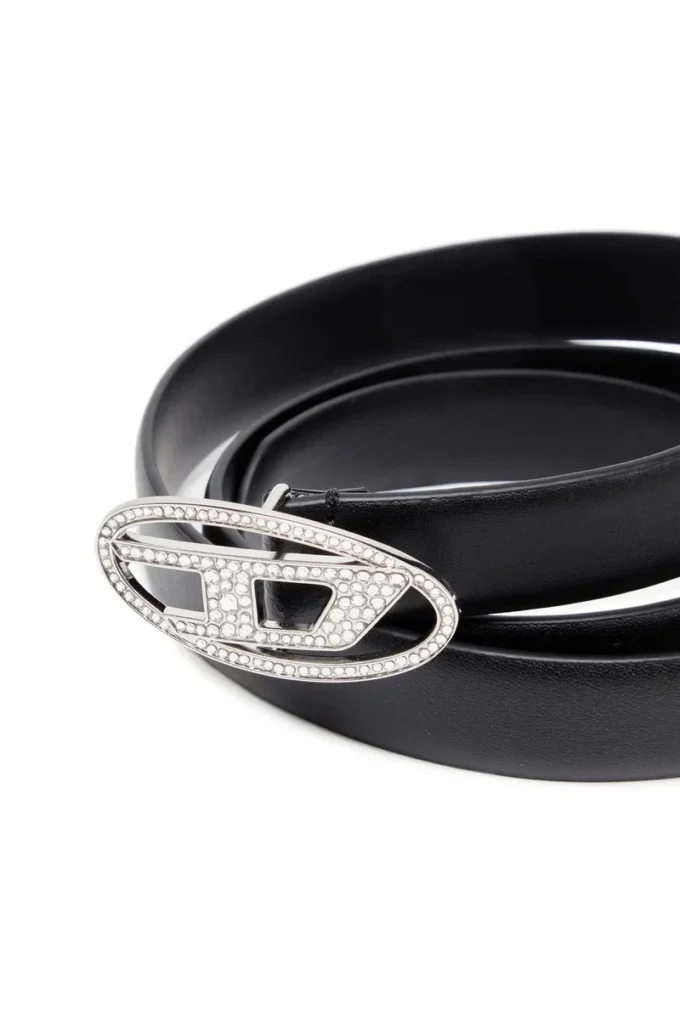 b-1dr strass 20 Cureaua subțire din piele de 1,9 cm cu cataramă cu cristale