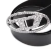 b-1dr strass 4cm Curea din piele cu cataramă din cristal b-1dr strass 4cm Curea din piele cu cataramă din cristal