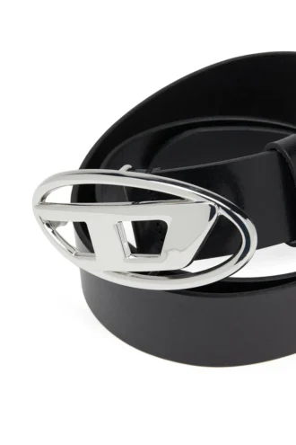 b-1dr w Curea de 3,9 cm cu cataramă cu logo D b-1dr w Curea de 3,9 cm cu cataramă cu logo D