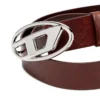 b-1dr w Curea de 3,9 cm cu cataramă cu logo D b-1dr w Curea de 3,9 cm cu cataramă cu logo D