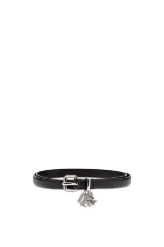 b-charm-loop Cureaua din piele nappa de 1,4 cm cu charms cu logo b-charm-loop Cureaua din piele nappa de 1,4 cm cu charms cu logo