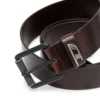 b-dave ii Curea din piele lucioasă de 3,5 cm cu buclă cu logo b-dave ii Curea din piele lucioasă de 3,5 cm cu buclă cu logo