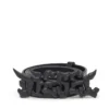 b-graffiti Curea din piele pull-up de 3,5 cm cu cataramă graffiti