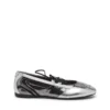 Balerini cu șireturi d-mile Balerini cu șireturi D-Mile-Metallic