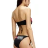 bfpn-brigittes Slip de bikini cu logo Maxi din nailon reciclat bfpn-brigittes Slip de bikini cu logo Maxi din nailon reciclat