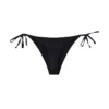 brazilian-d-core Slip de bikini cu legături laterale și logo pe spate brazilian-d-core Slip de bikini cu legături laterale și logo pe spate