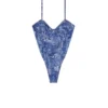 bridget-dnm Body din plasă cu efect denim