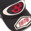 c-braff Șapcă de baseball cu patch-uri brodate c-braff Șapcă de baseball cu patch-uri brodate
