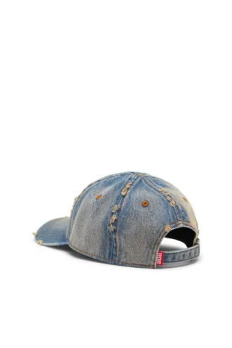 c-enic Șapcă din denim cu detalii franjurate și logo brodat