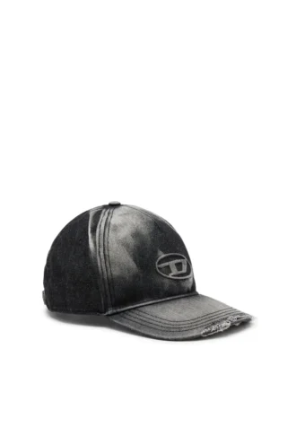 c-seymon-black Șapcă de baseball din denim distrus