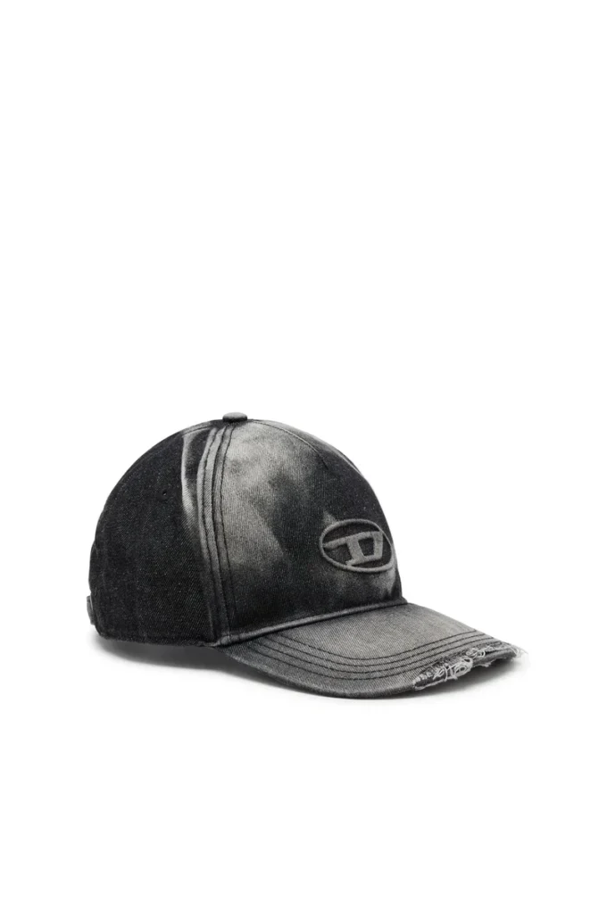 c-seymon-black Șapcă de baseball din denim distrus