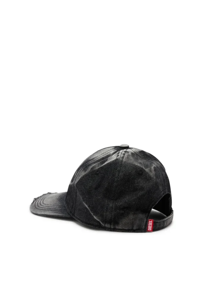 c-seymon-black Șapcă de baseball din denim distrus